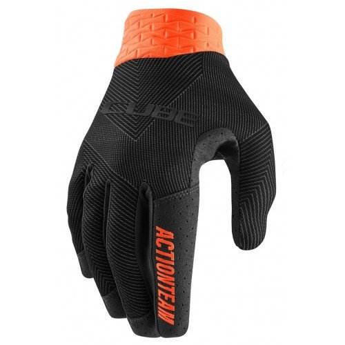 ΓΑΝΤΙΑ CUBE PERFORMANCE LONG FINGER 11117 - BLACK / ORANGE ACTIONTEAM