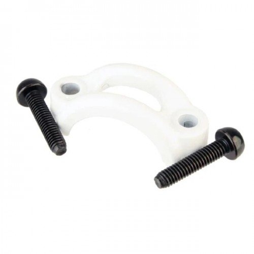 HAYES TRAIL M.C. CLAMP & SCREW KIT "GLOSS WHITE" (98-25512-K002)