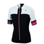 ΜΠΛΟΥΖΑ ΜΕ ΚΟΝΤΟ ΜΑΝΙΚΙ SPORTFUL STRIKE JERSEY S/S - BLACK / WHITE