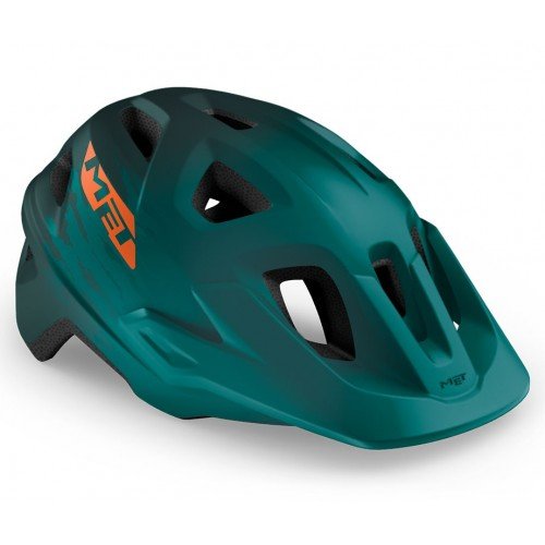 ΚΡΑΝΟΣ MET ECHO ALPINE GREEN / ORANGE MATT