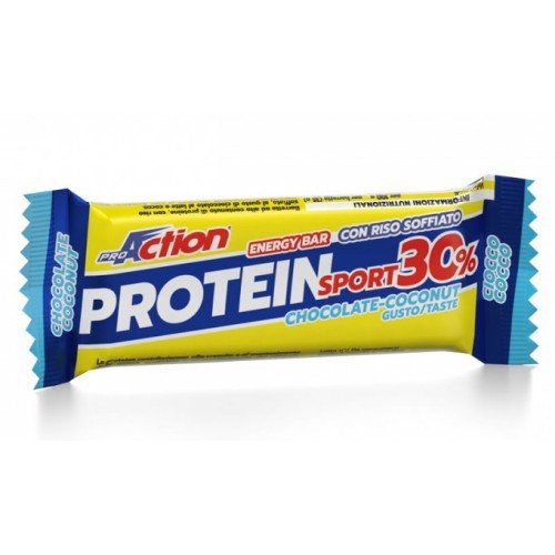 ProAction Protein Sport Bar 30% - Σοκολάτα - Καρύδα